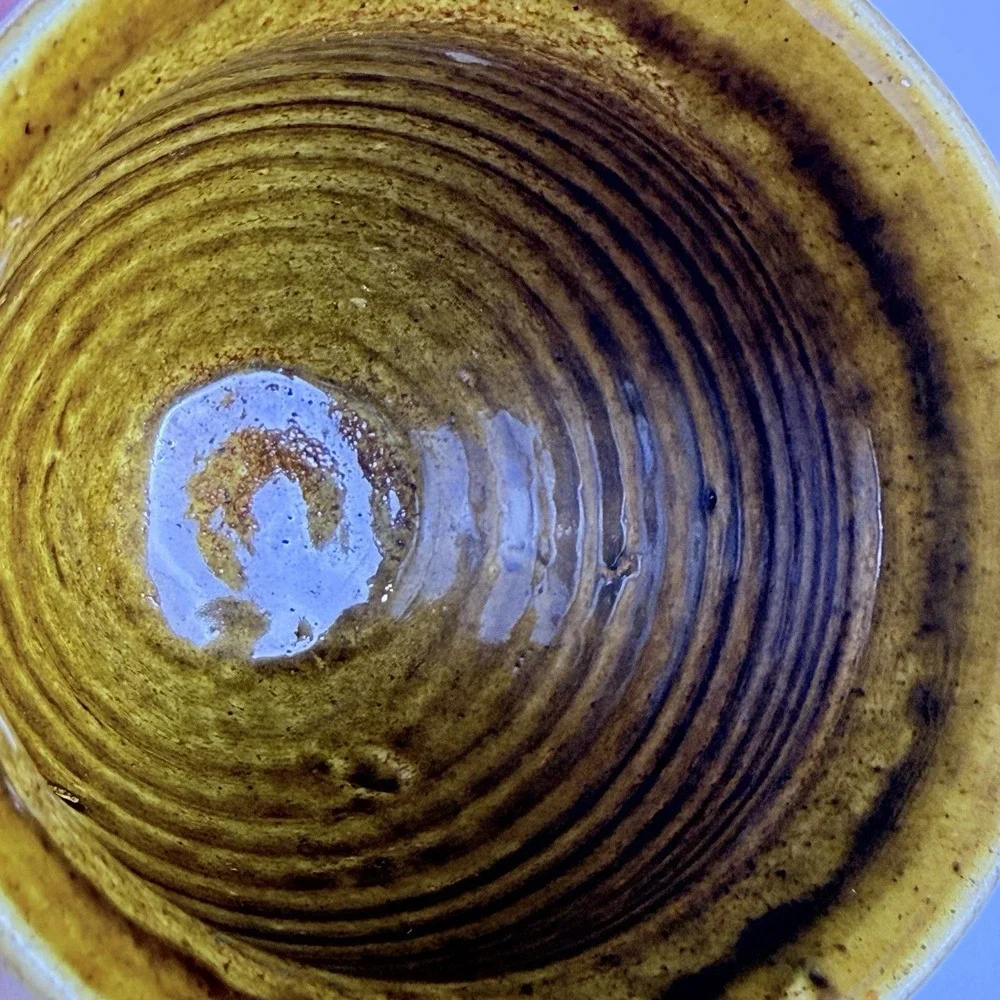 Sevierville Pottery Cup Bud Vase Pen Cup Tree Design